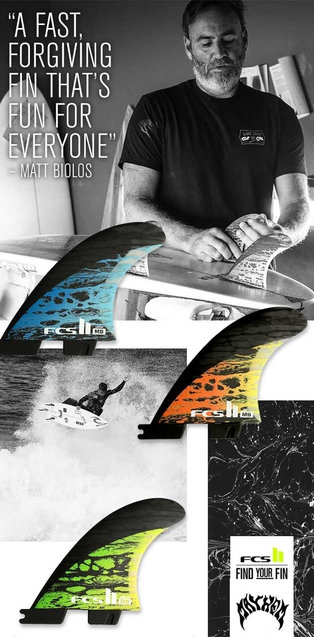 Matt 'Mayhem' Biolos Updated FCS II Shaper Fin